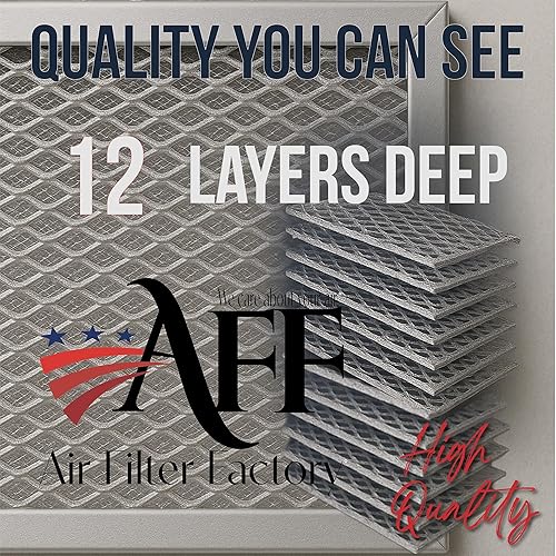 Miniatura 4 de Air Filter Factory Repuesto para Frigidaire FGMV174KFA - Filtro de ventilación de aluminio para horno microondas de 12 capas, 5.88 x 7.88 x 0.12