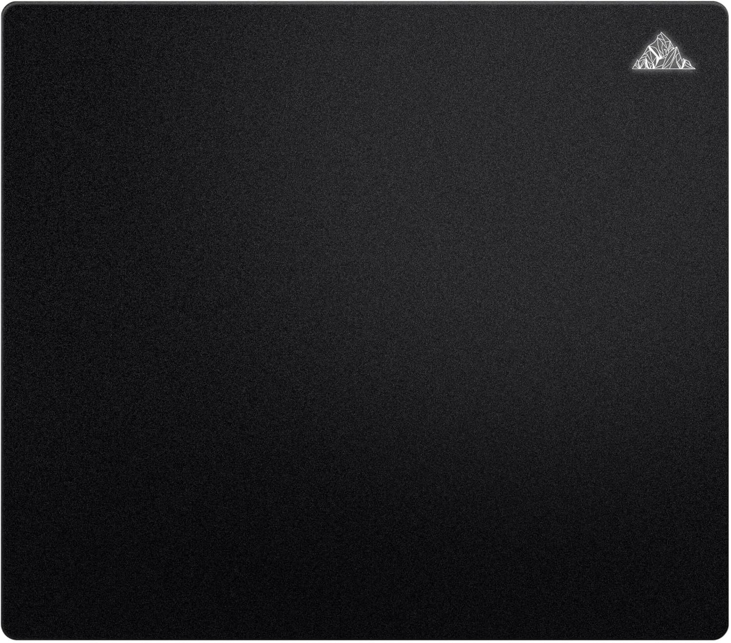 Lovicool Glass Gaming Mouse Pad,Ultra-Smooth Surface, Noise-Reducing Design,Impact & Scratch Resistant,9H Tempered Glass Gaming Mouse Mat,15.7 x 17.7 inches-Black