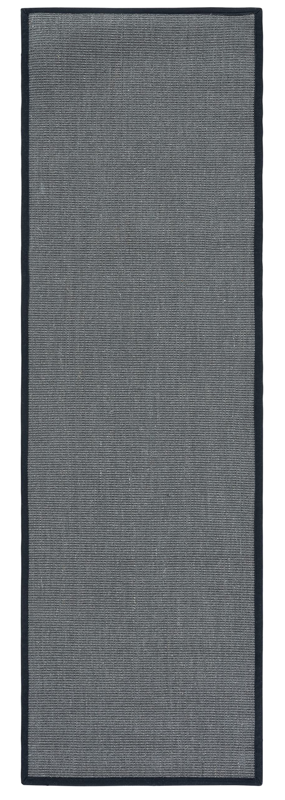 Safavieh Natural Fiber NF143D 2'6 x 16'0 Runner Marble / Dark Grey Area Rug