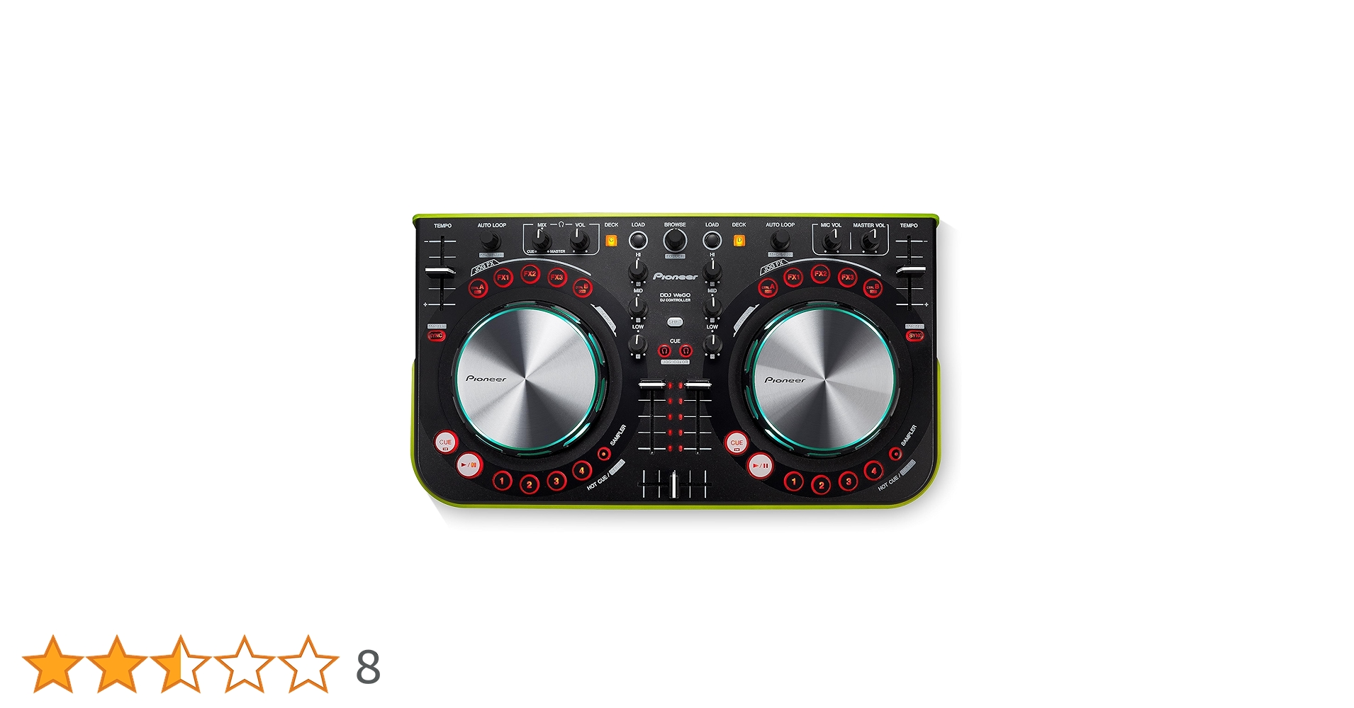 【希少 】パイオニア Pioneer DDJ-WEGO DJコントローラー DDJ-WeGO-K (archived) Multi-colour, compact DJ software