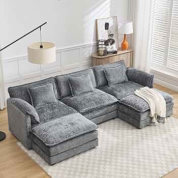 【Silver】unicoオットマン ペット対応生地】 SIAL(シアル) カバーリングオットマン