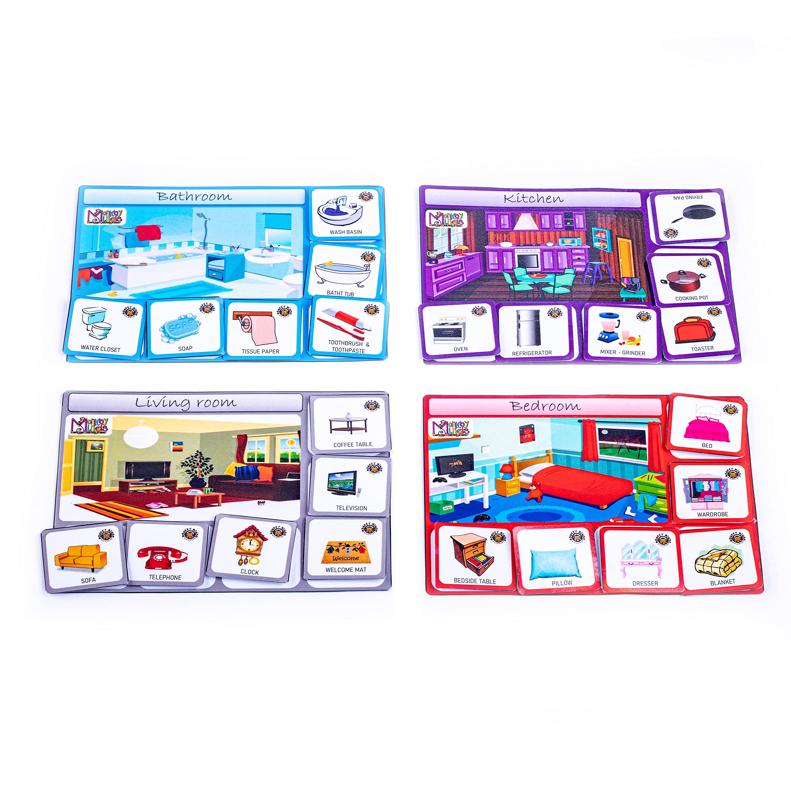 See full amazon price history chart for Monkey Minds Sorting Mats -Know Your House ||Play Based Learning for Kids || Education Learning Toy Monkey Minds Sorting Mats -Know Your House ||Play Based Learning for Kids || Education Learning Toy (B0BLWGCLC4) Amazon Price History, Amazon Price Tracker