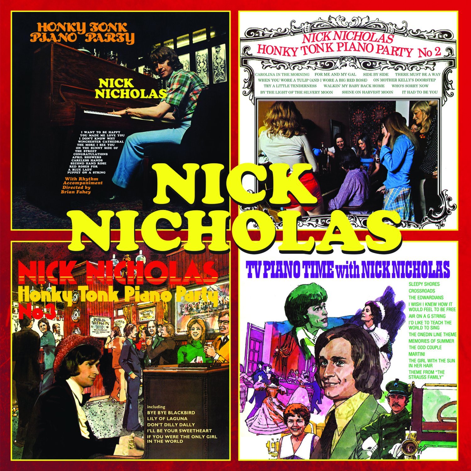 Honky Tonk Piano Party 1, 2, 3 & TV Piano Time