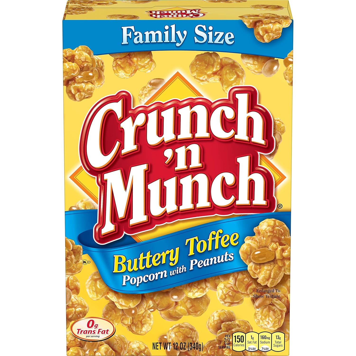 CRUNCH 'N Munch Buttery Toffee Popcorn with Peanuts