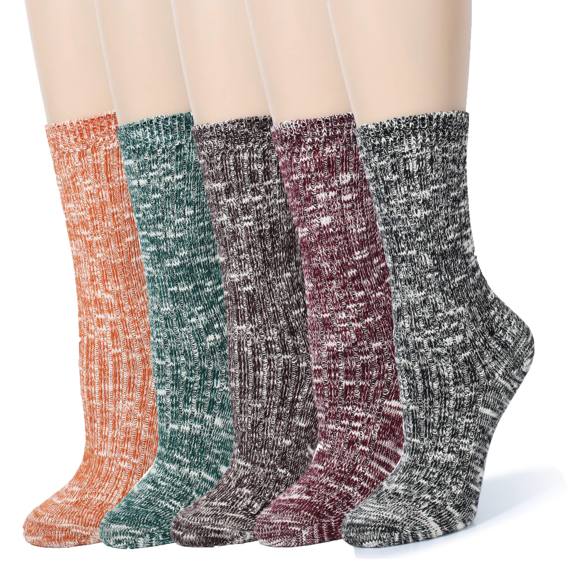 Women's Slouch Vintage Knit Cotton Boot Socks