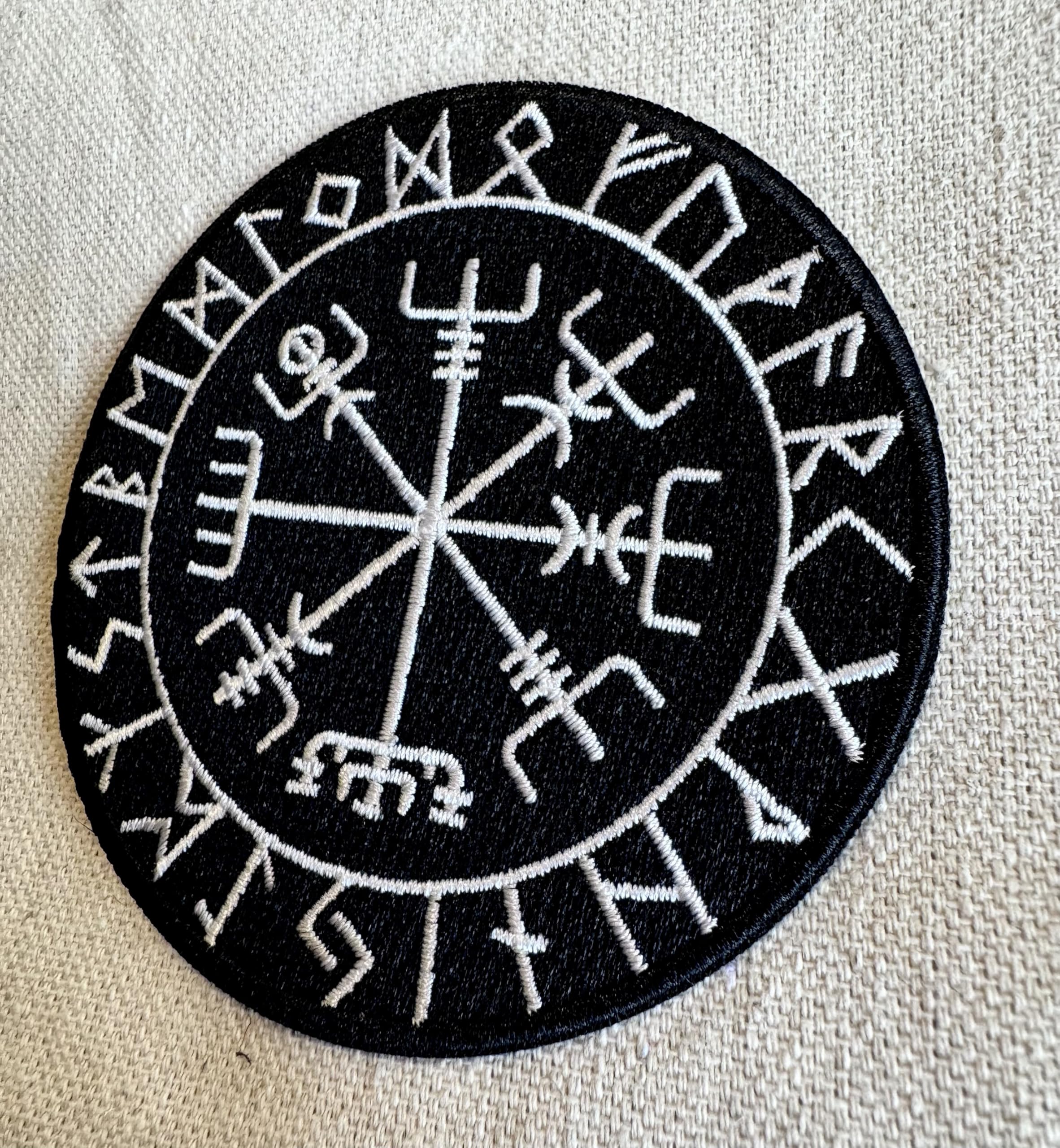 Viking Jacket EmbTao Glow In Dark Vegvisir Viking Compass Norse Rune ...