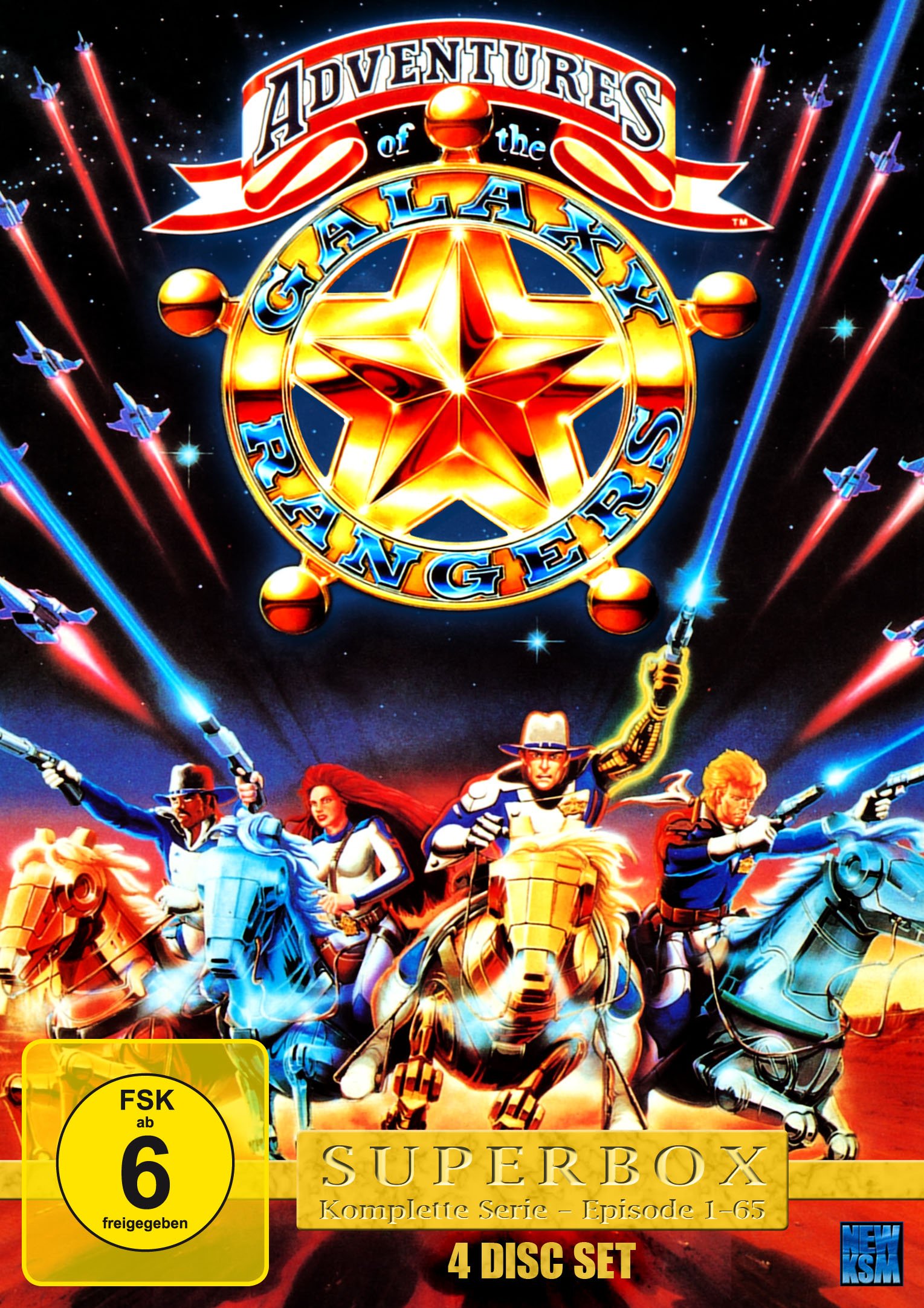 Galaxy Rangers - Superbox/Episoden 01-65 [4 DVDs]