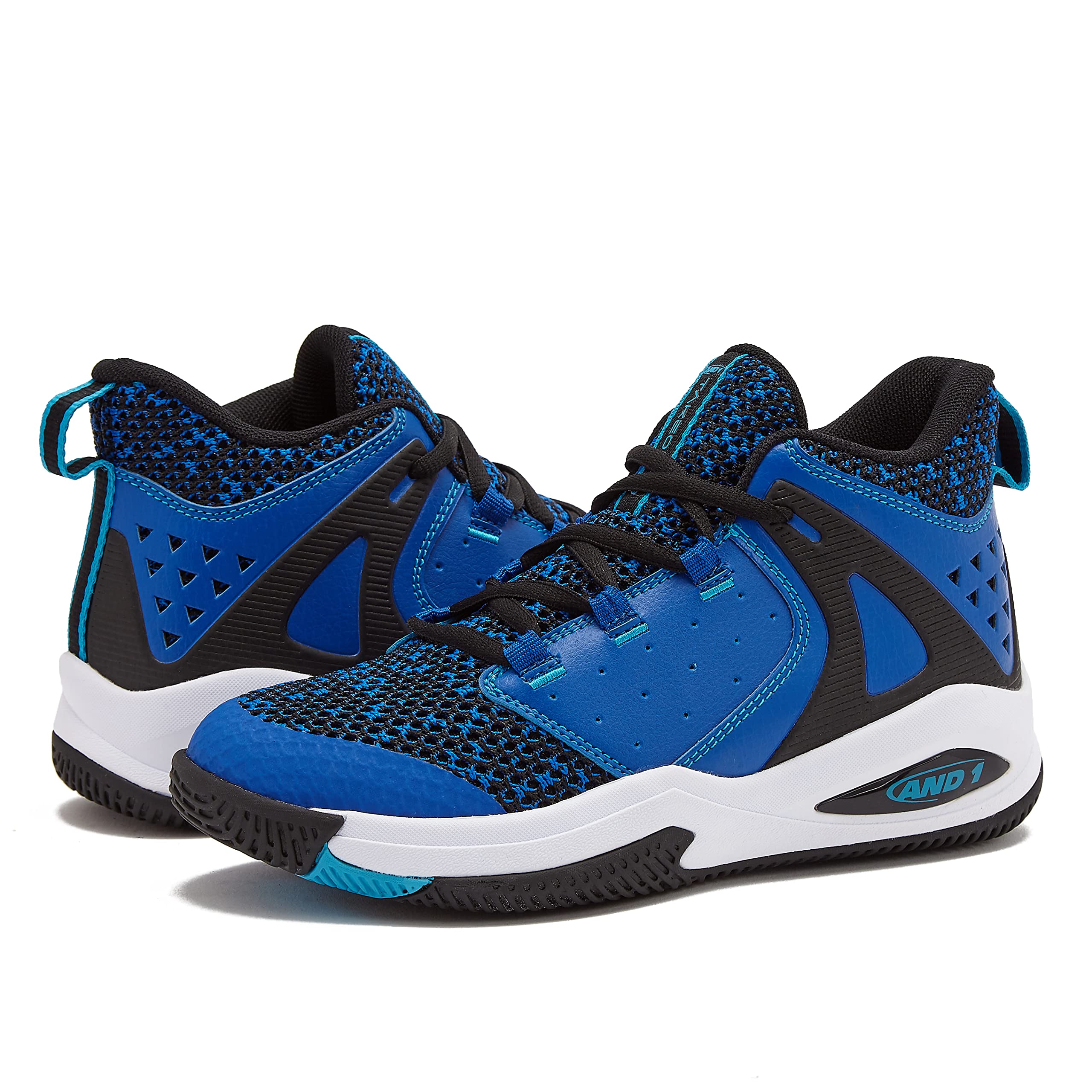AND1Girls & Boys Basketball Shoes Kids, Boys High Top Sneakers, Youth Basketball Boys Shoes Size 1 to 7 Little and Big Kid