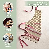 Vista 87 de Maison d' Hermine Delantal 100% de algodón para mujeres con bolsillo de cocina delantal de chef para hombres, decoración de Pascua