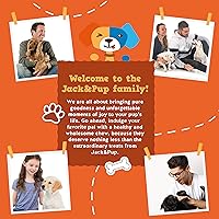 Vista 7 de Jack&Pup - Palitos de colágeno de carne de res trenzados de 12 pulgadas para perros, sin cuero crudo, masticables de colágeno de larga duración