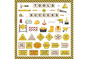Construction Themed Bulletin Board Classroom Decoration
