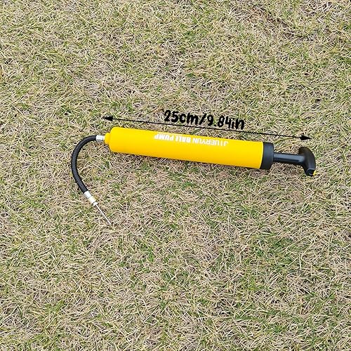 Miniatura 9 de Inflador de bola deportiva con 5 agujas (pin), bomba de aire portátil de doble acción con pasadores para inflar pelota de fútbol, fútbol, voleibol,