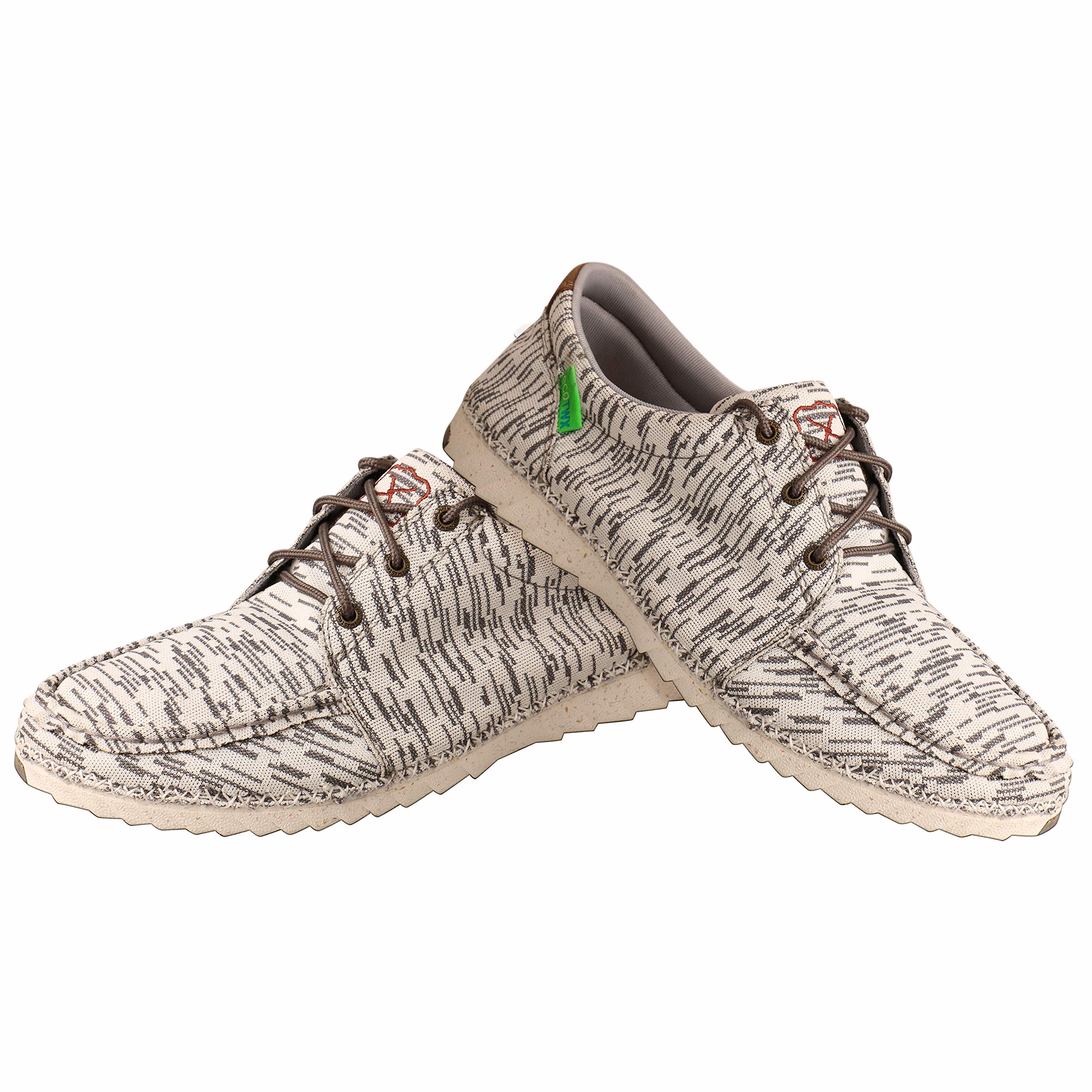 Twisted XMen's Cowboy Style Casual Hooey Loper Shoes, Light Grey