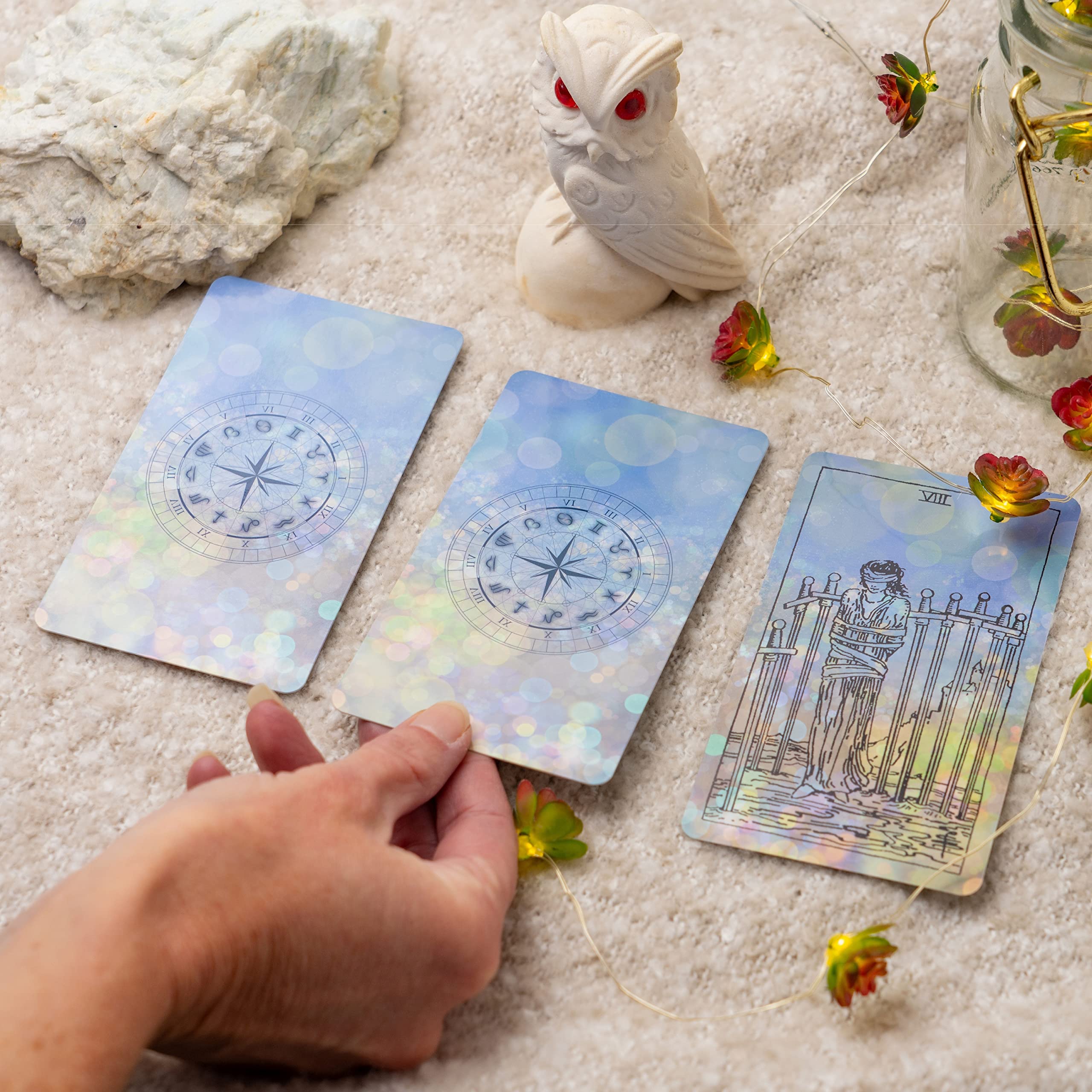 SPIRITDUST Tarot Cards Deck with Guidebook, 78 Original Tarot Cards