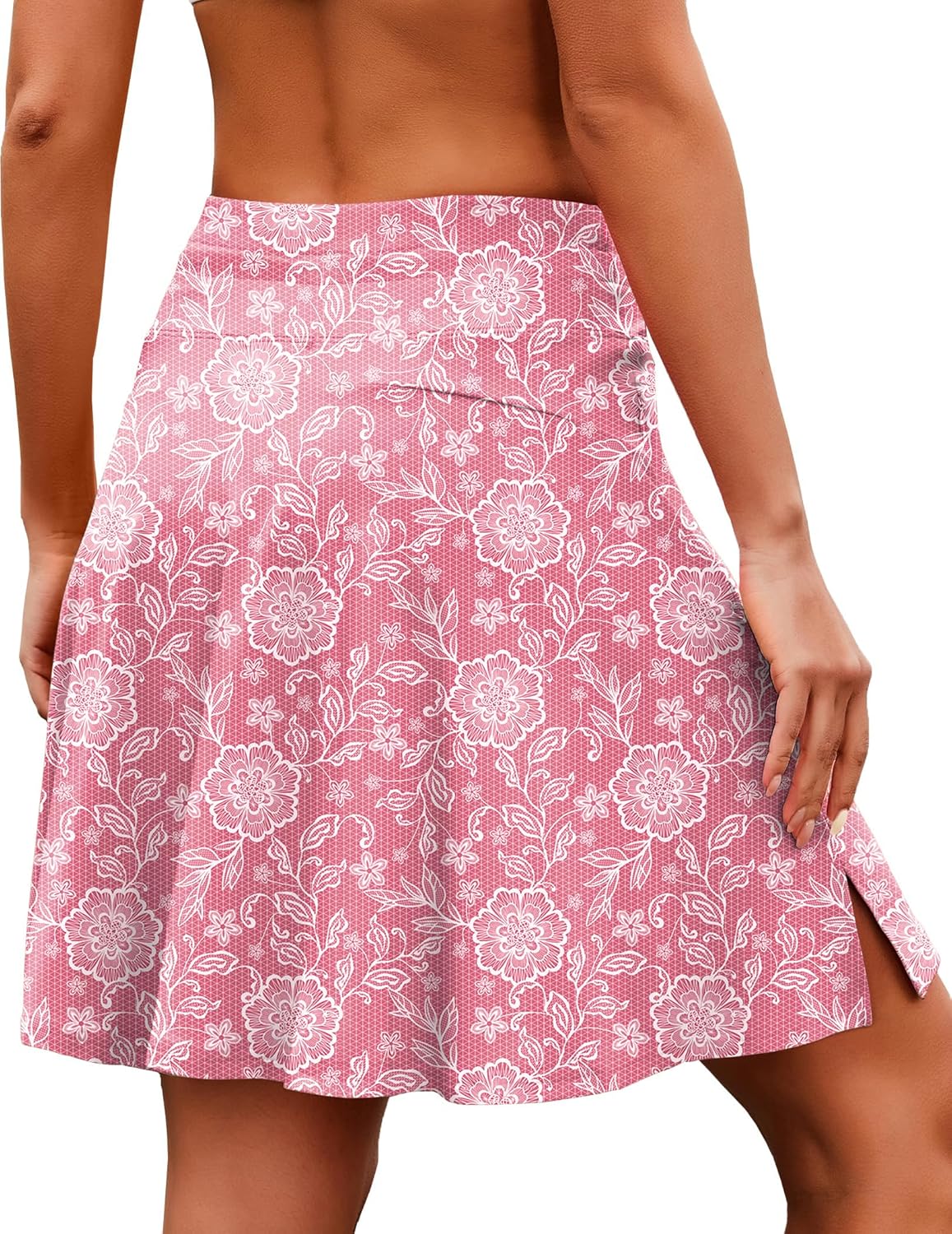 COOrun Tennis Skirt Women 20″ Knee Length Golf Skort with Pockets High Waisted Athletic Sports Inner Shorts Skirts S-XXL