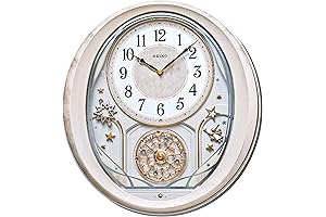 Melodies in Motion: Twinkle & Magic Bright Star Wall Clock - Delightful for kids!