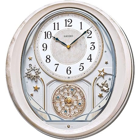 Melodies in Motion: Twinkle & Magic Bright Star Wall Clock - Delightful for kids!