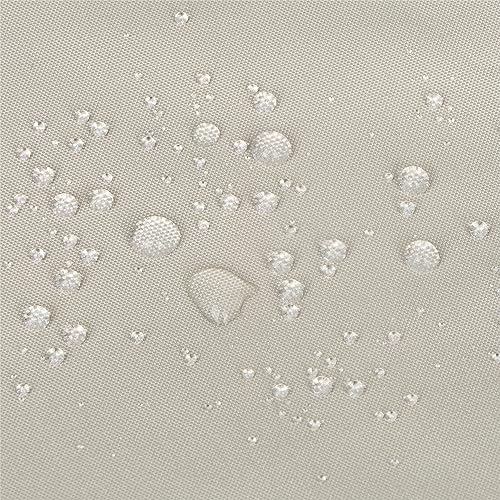 Miniatura 6 de Shine Company Funda para mecedora de exteriores resistente a la intemperie, 100% poliéster tejido, cordón elástico con palanca, gris