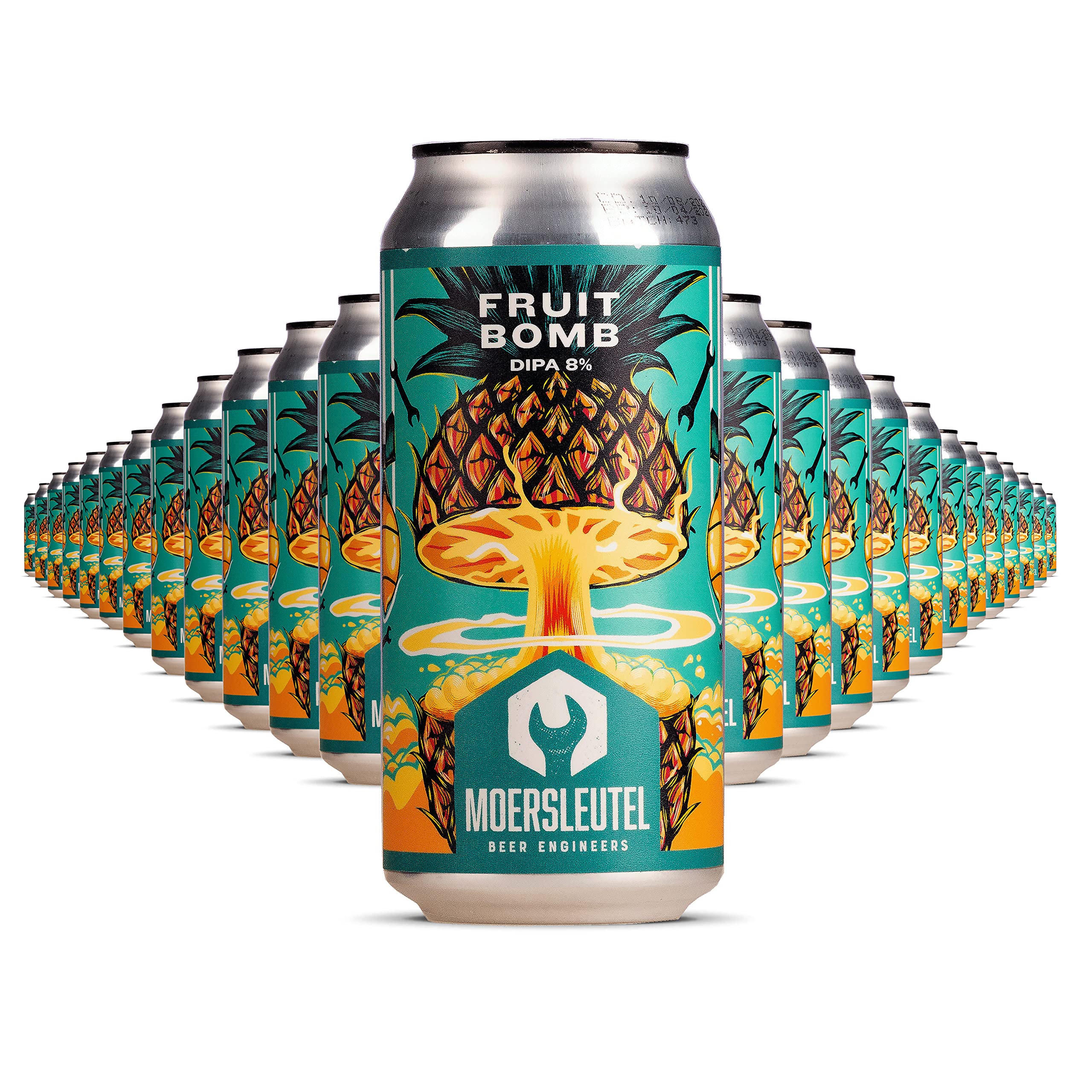 Moersleutel `Fruit Bomb´ Double IPA/Fruit Bomb 8% (24 x 0,44l) ** Sparpack 22+2 GRATIS ** (inklusive 6,00 € Pfand)