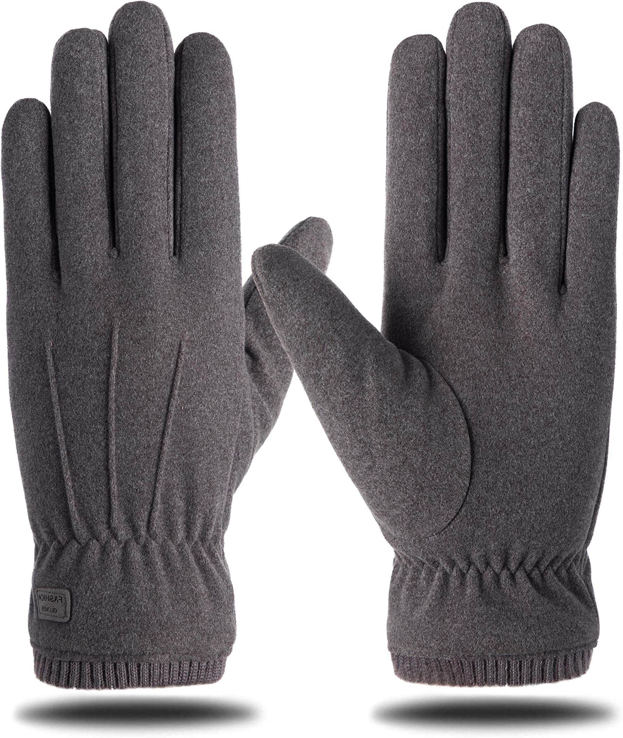Womens Winter Warm Touchscreen Gloves, Cold Weather Warm Ladies Girls Ski Snow Gloves, Womens Thermal Soft Lining Elastic Cuff Texting Gloves