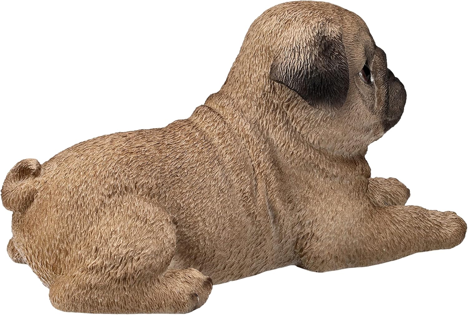 Pacific Giftware Pug Puppy Lying Down Figurine, 8.07-inch Length, Tabletop Decoration - Image 5