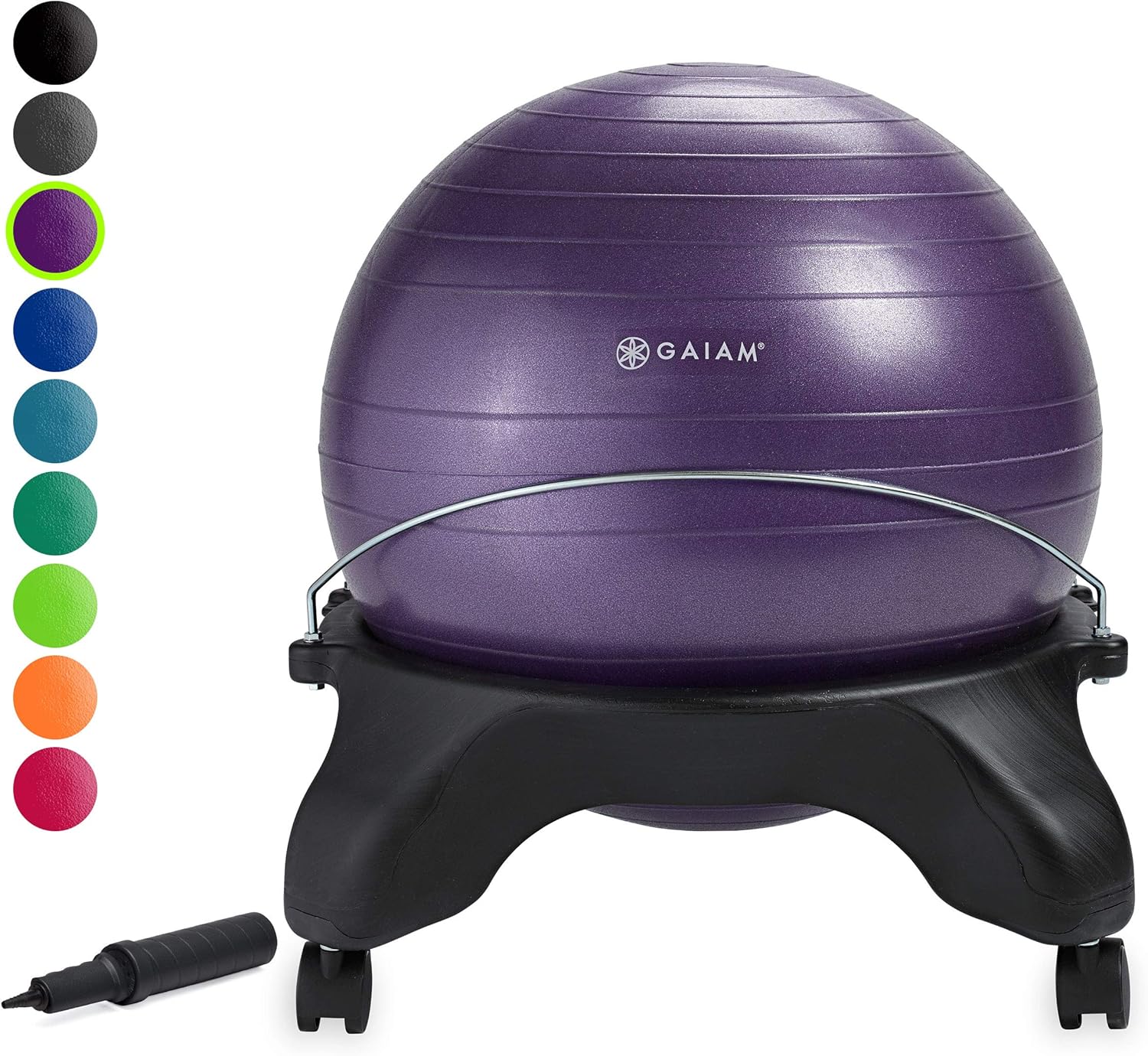 Buy Gaiam Classic Backless Balance Ball Chair Exercise Stability Yoga Ball Premium Ergonomic Chair For Home And Office Desk With Air Pump Buy Gaiam Classic Backless Balance Ball Chair Exercise Stability Yoga Ball Premium Ergonomic Chair For Home And Office Desk With Air Pump