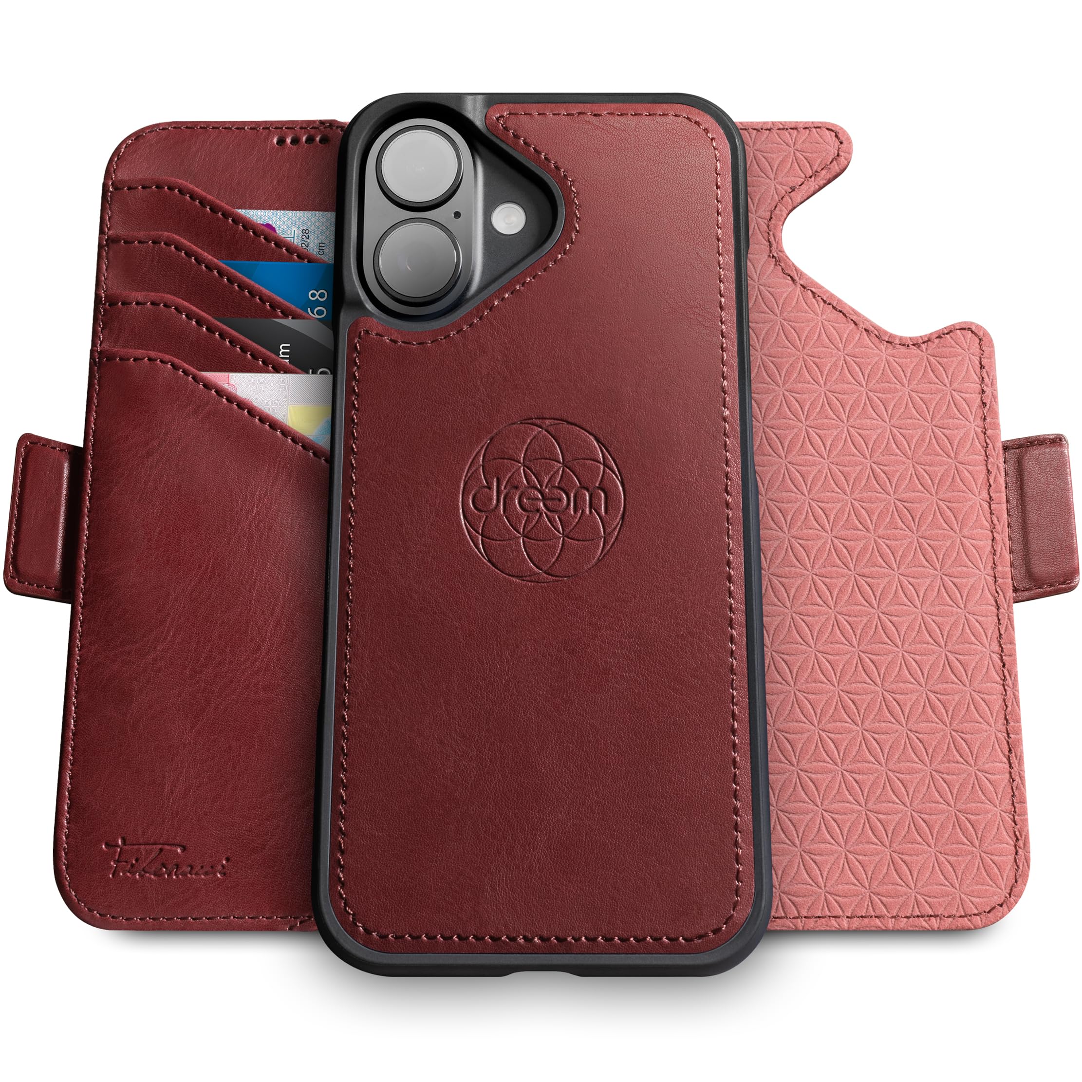 Dreem iphone 16 plus ケースウォレット Amazon.com: Dreem Wallet Case for iPhone 16 Plus, Revolutionary