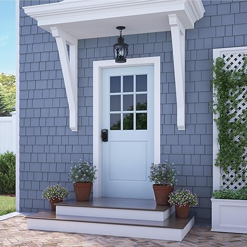 Schlage Camelot Keypad Lock with Lever Handle, Electronic Keyless Door Entry, Flex Lock Auto‑Lock Option, Matte Black, FE595 CAM 622 GEO 5