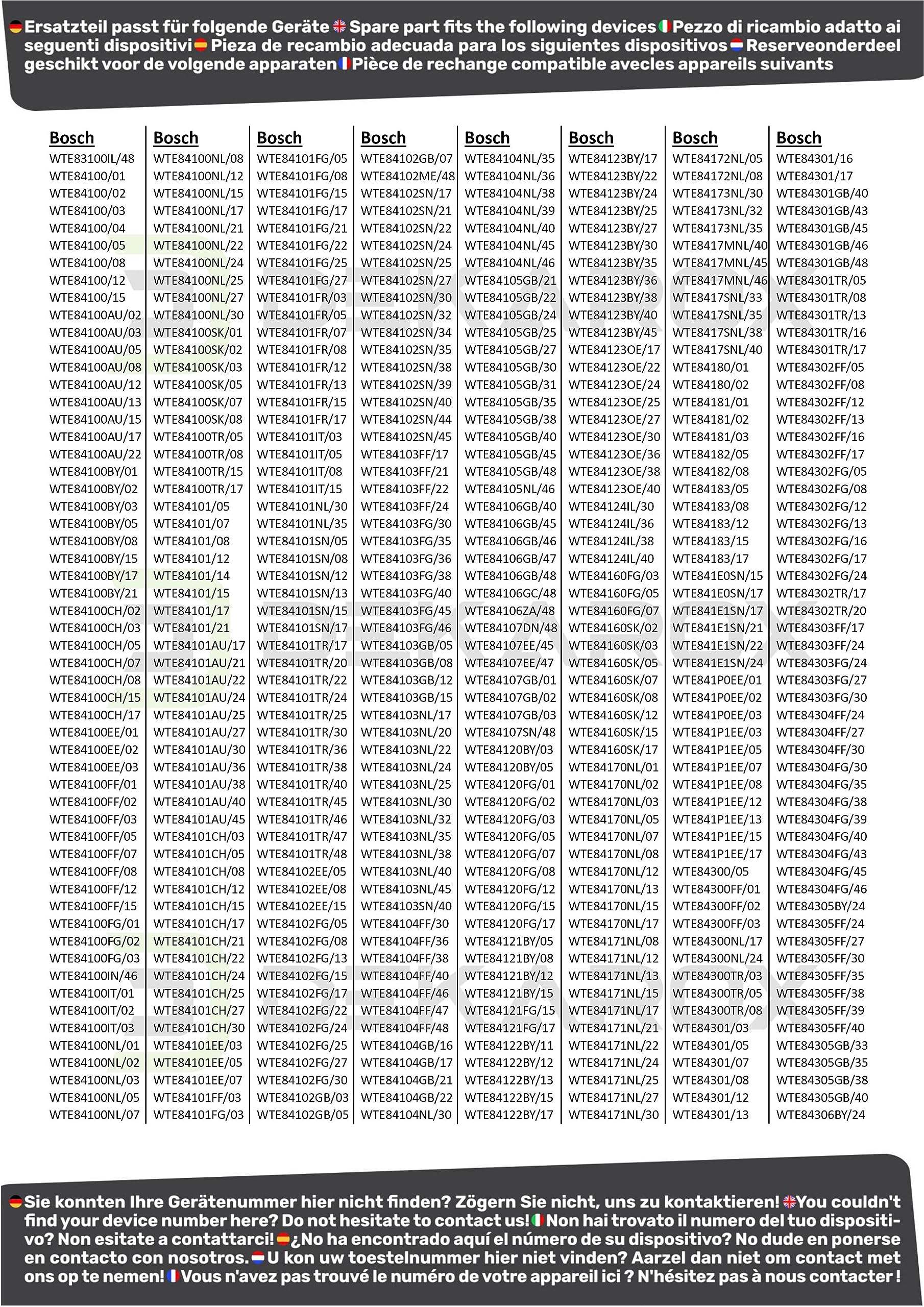 DL-pro Teperaturbegrenzer für Bosch Sieens iQ100 iQ300 iQ500 axx