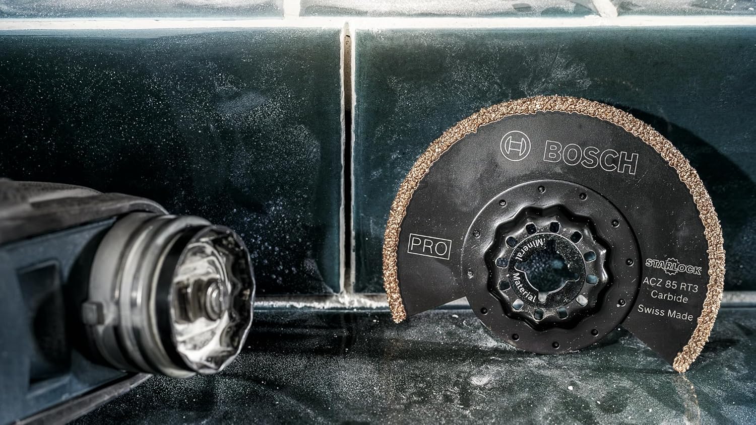 Bosch 1 x Pro Multi Material ACZ 85 RT3 Blade for Multifunctional Tools (for Mortar, Aerated Concrete, Diameter 85 mm, Professional Accessories Multifunctional Tool)