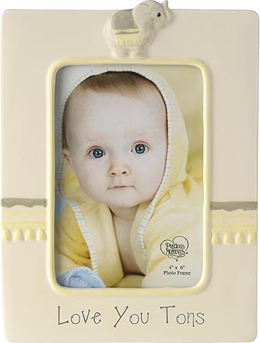 Miniatura 6 de Precious Moments Bola de nieve musical de elefante de resina/cristal, cheurón gris