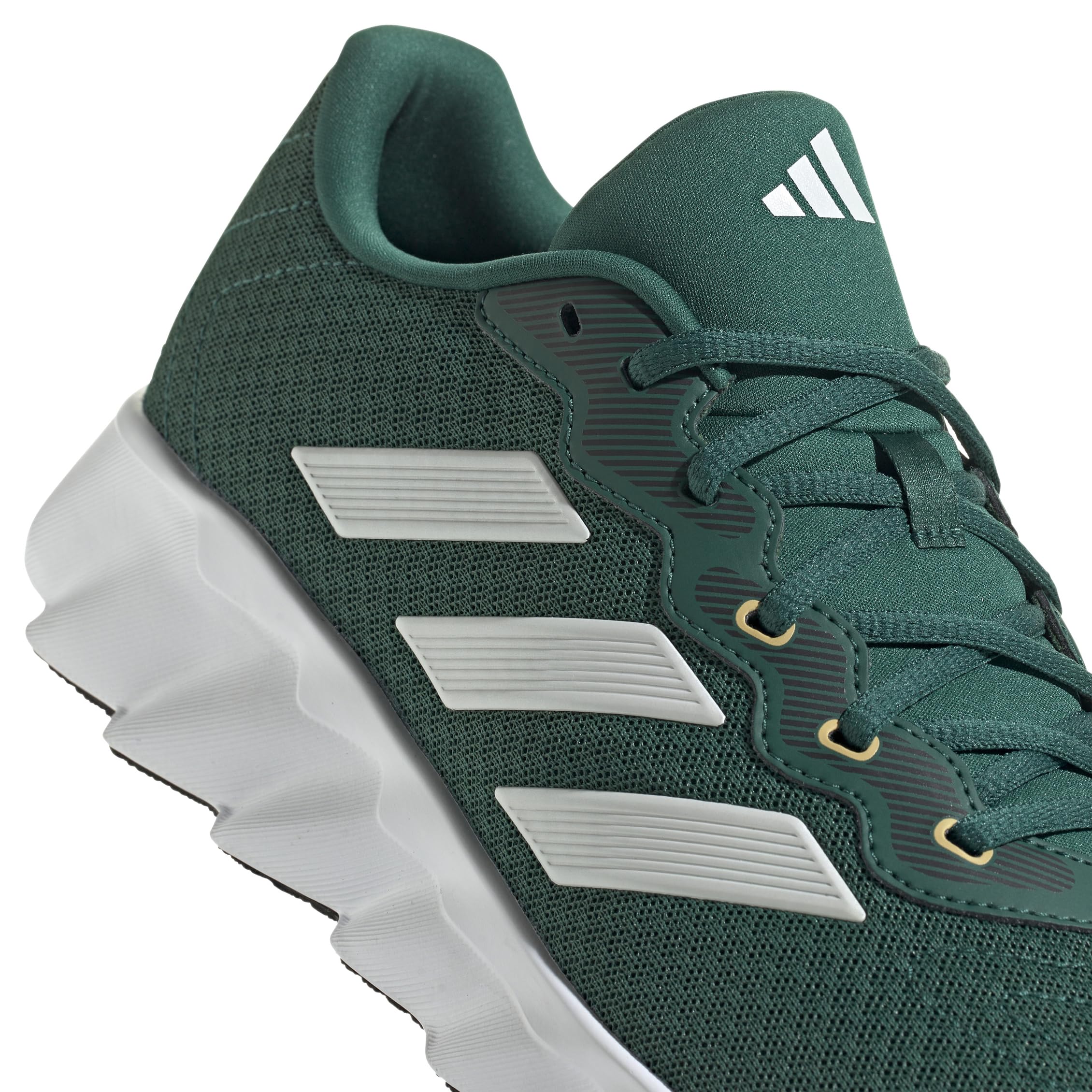 adidas Switch Move Running Shoes, Zapatillas para correr Unisex adulto, Collegiate Green Zero Met Oat, 45 1/3 EU