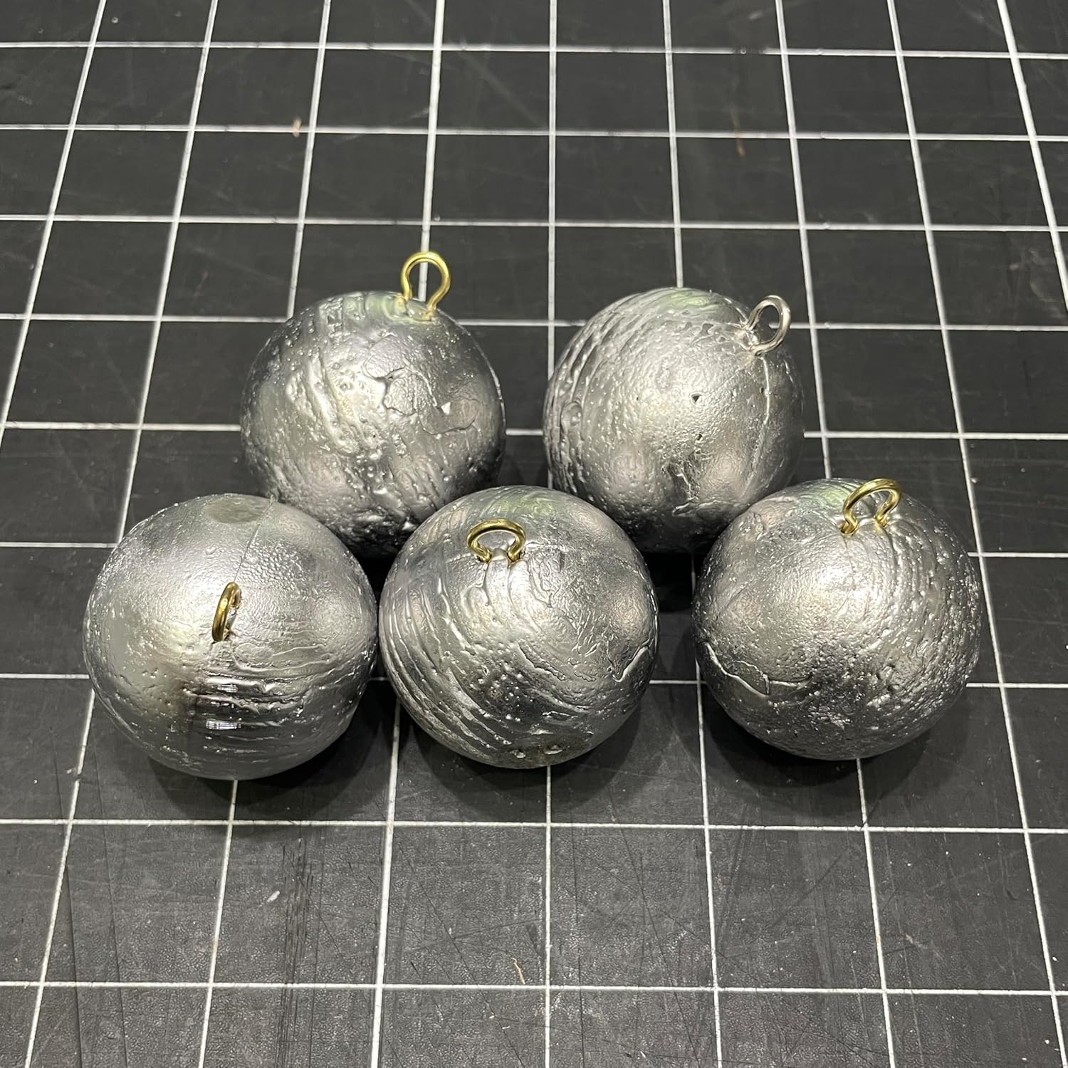 5Pcs Cannon Ball sinkers 16oz Lead Fishing Weight