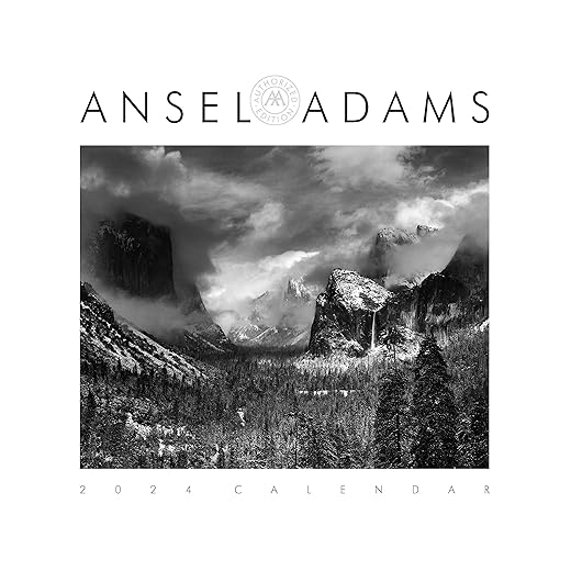 Ansel Adams 2024 Wall Calendar: Authorized Edition: 13-Month Nature Photography Collection (Monthly Calendar)