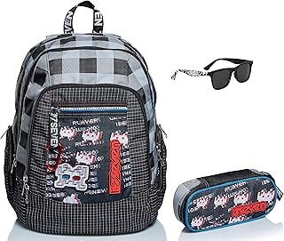 Kit scuola - ZAINO Seven ADVANCED + PORTAPENNE + OCCHIALE DA SOLE - SPACE CHECK