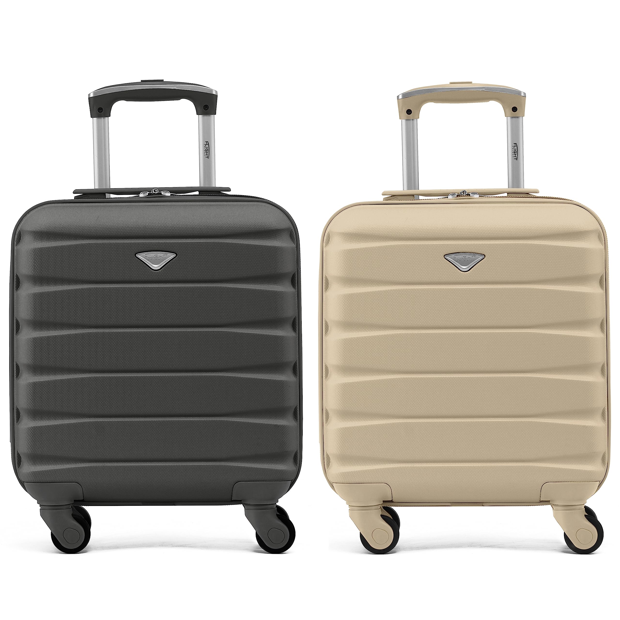 Flight Knight Suitcase Set of 2 Lightweight 4 Wheel ABS Hard Case Cabin Carry On Hand Luggage Approved for Over 100 Airlines Including easyJet, British Airways, Ryanair & Many More 55x35x20cm — view 210