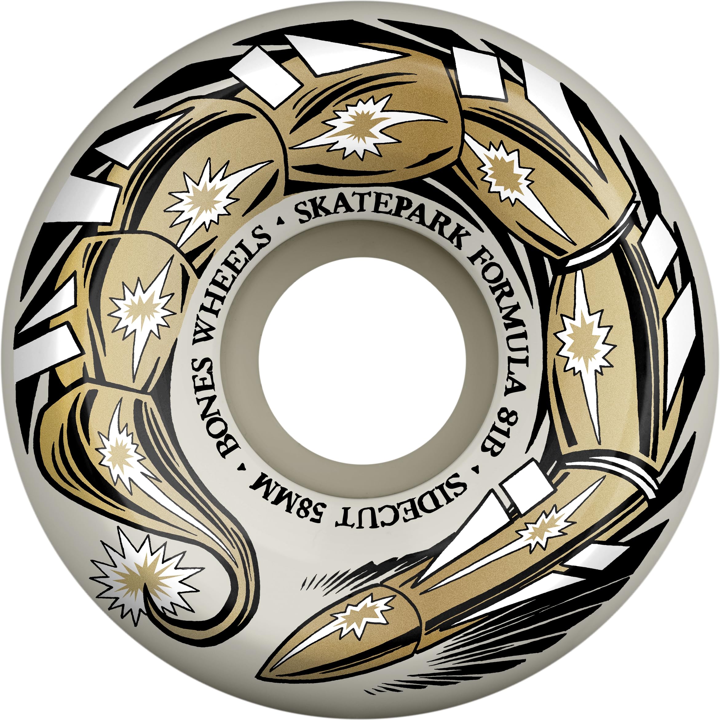 Bones Wheels SPF Scorpeedo Skateboard Wheels, 58mm, 81B / 101A, P5 Sidecut — image 1