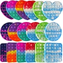 36PCS Rainbow Colors Pop Bubble Fidget Sensory Toys, Pop Fidget Toys,Pop Toy Bulk for Party Favor, Classroom Student Prizes Easter Basket Goodie Bag Stuffers Christmas Valentine Gift