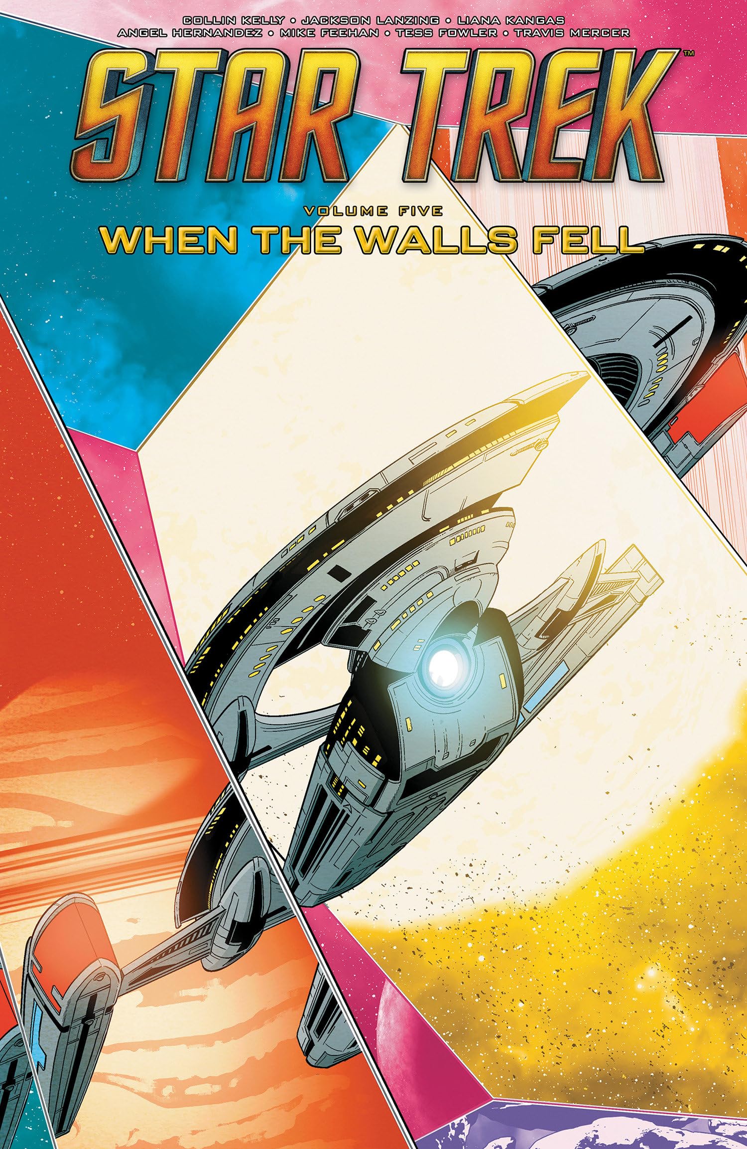STAR TREK VOLUME 5 WHEN THE WALLS FELL GRAPHIC NOVEL Paperback Collects #25-30