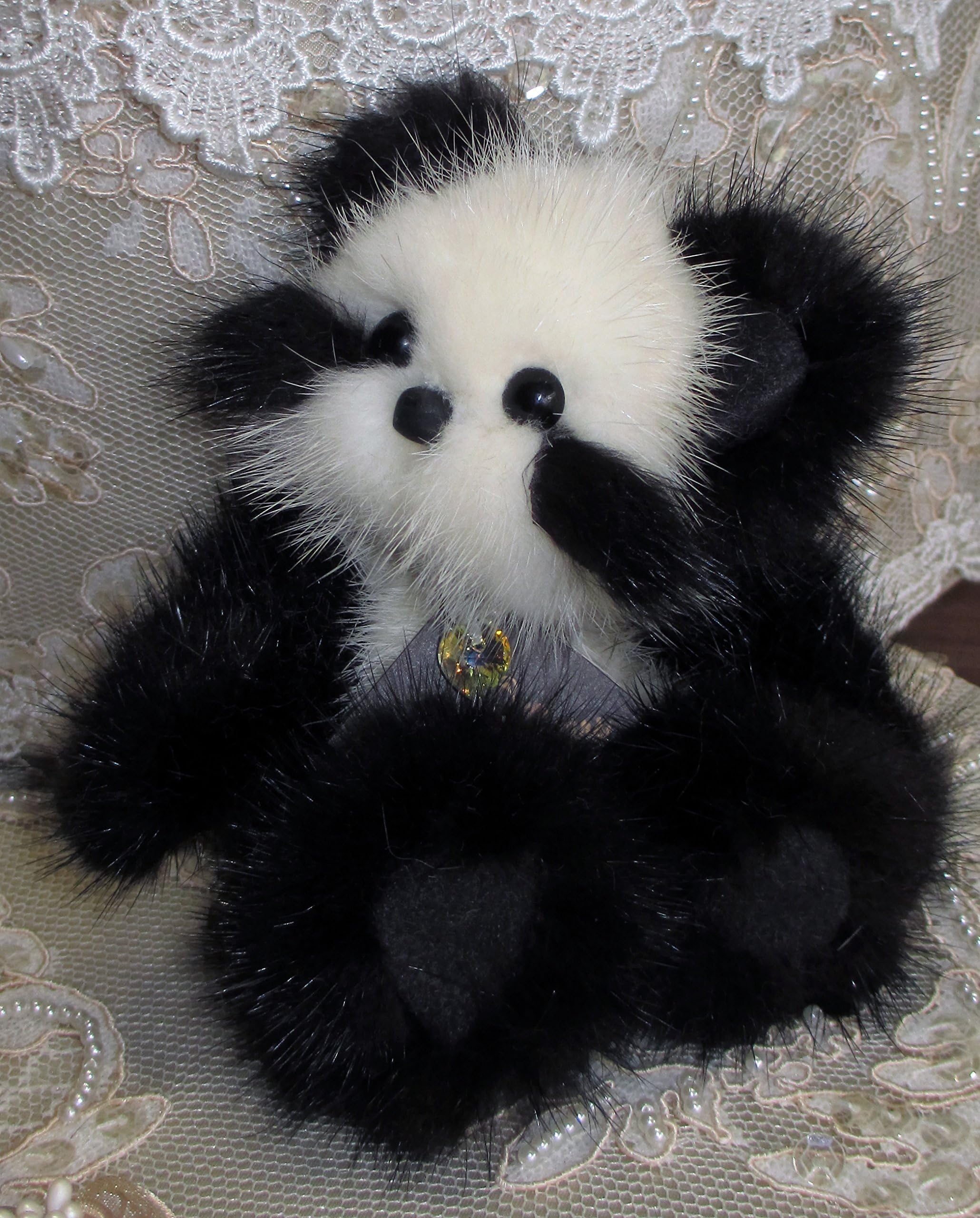 Pong Vintage Mink Teddy Bear by Minky Bears