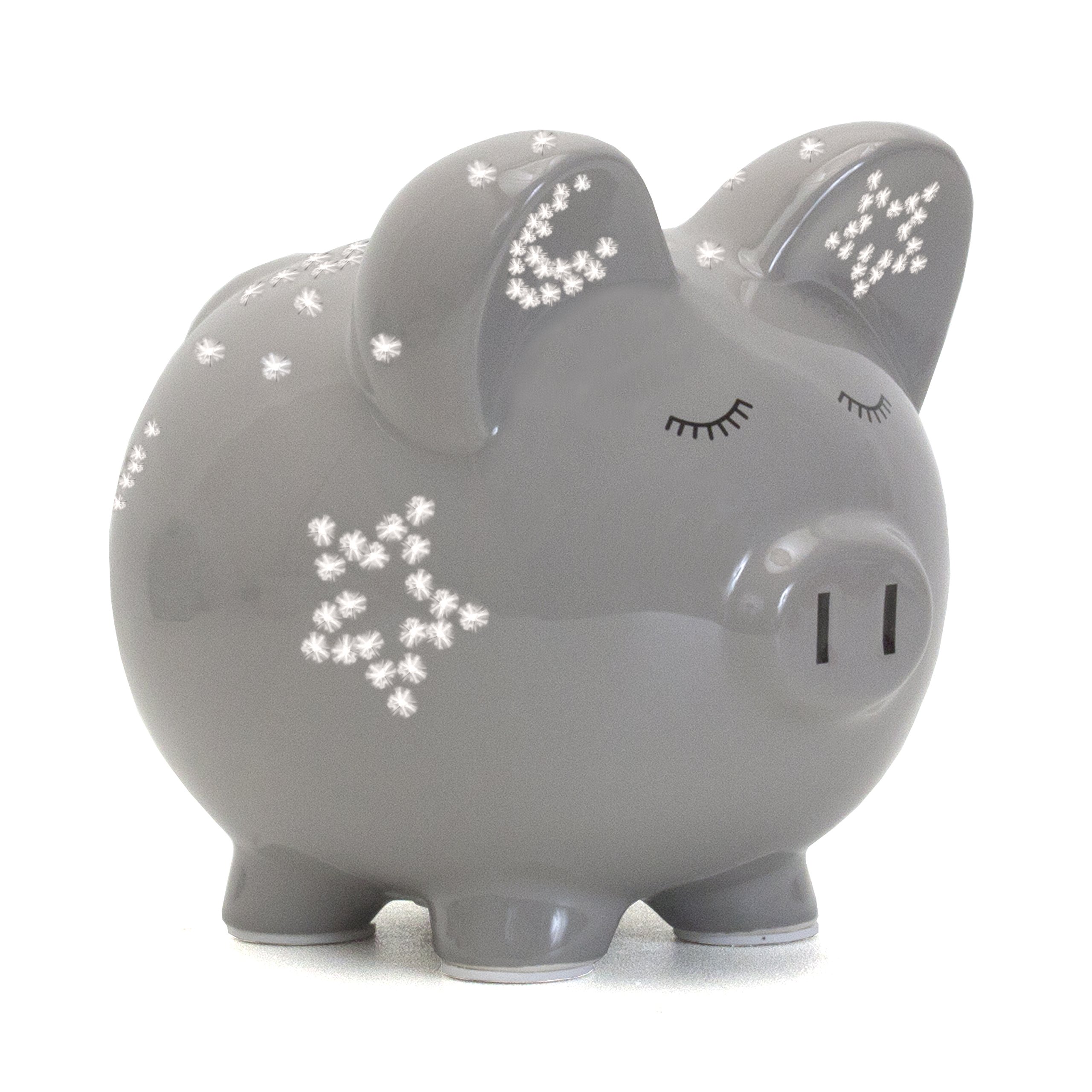 Child to CherishNight Light Piggy Bank, Grey