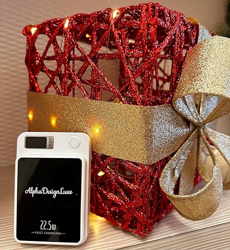 Miniatura 2 de AlphaDesighLuxe - Cargador portátil inalámbrico, magnético, batería de carga rápida segura para Mag, USB 22.5 W tipo C para iPhone 15141312, Apple