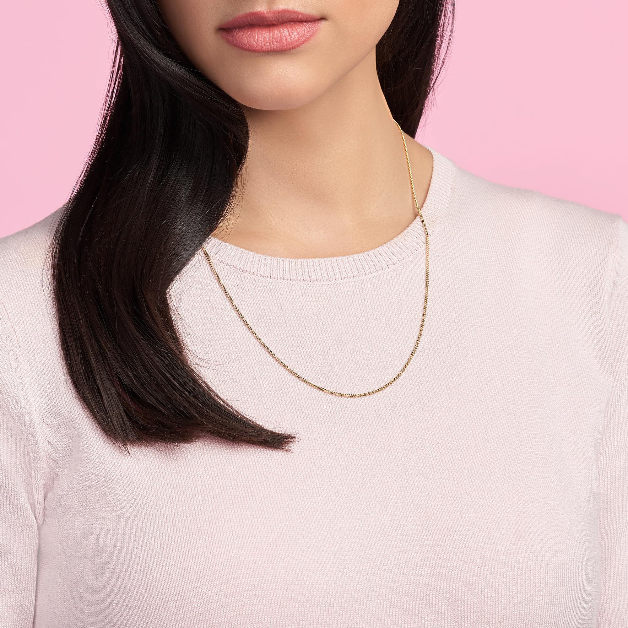 Pandora Icons Halskette, 14karätig Roségoldvergoldet