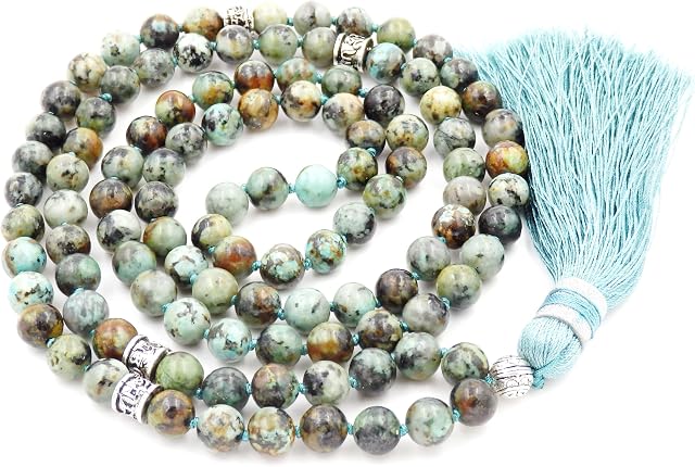 Fukugems mala Beads Necklace for Women Man, mala Bracelet, Prayer Beads Necklace