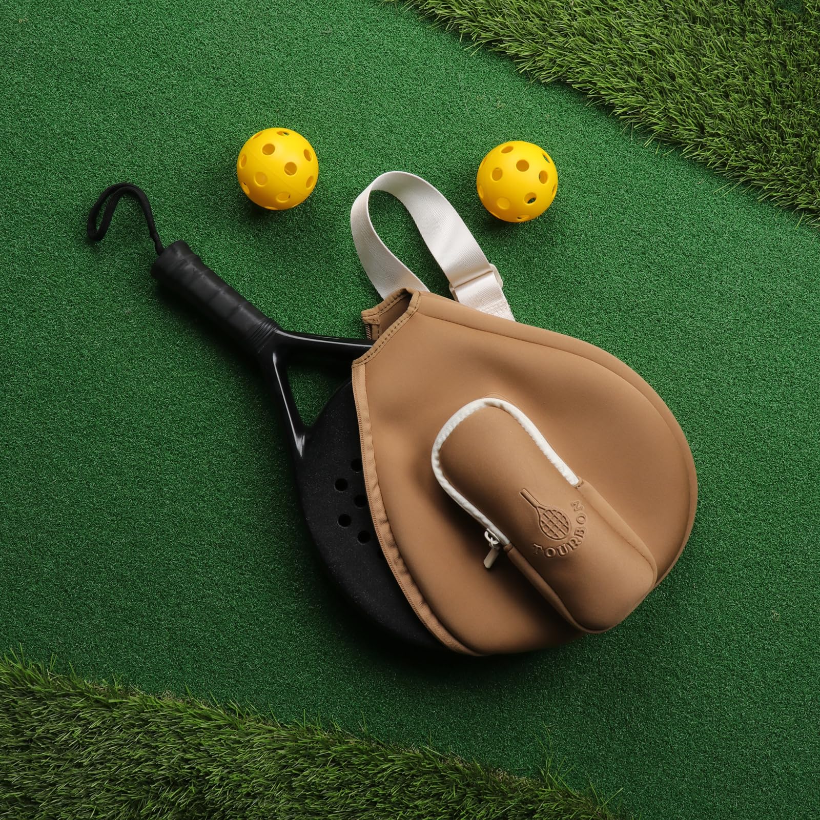 Tourbon Pickleball-Paddelhülle aus Neopren, leicht, für Badminton-Padelschläger für Männer und Frauen