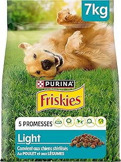 FRISKIES Croquettes Chien Light Adulte 7KG