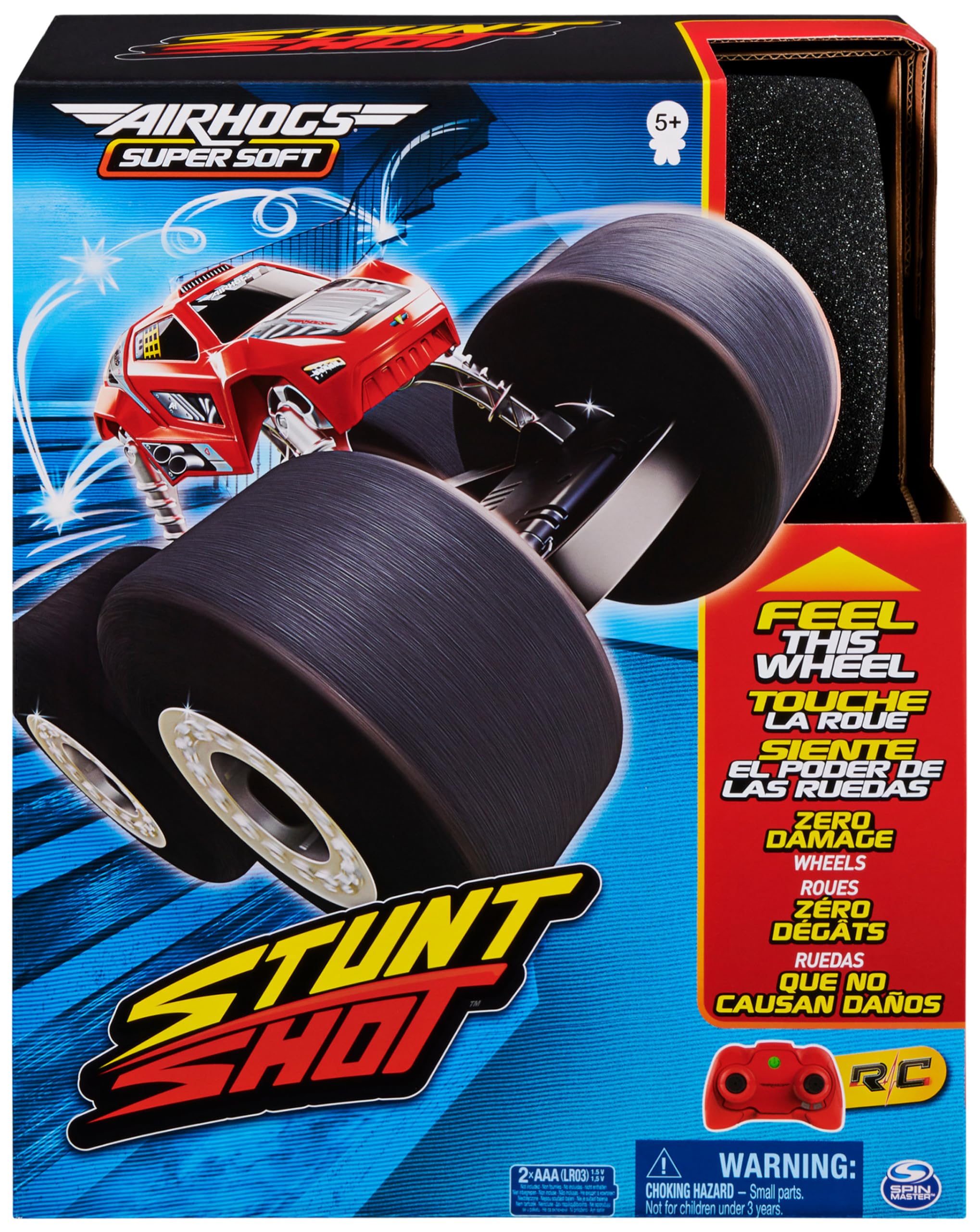 Air Hogs Stunt Shot, Il Radio Comando Che Non Ha Limiti: Leggero e Perfetto per Uso Interno, 6055695