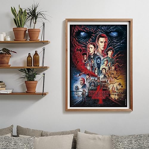Miniatura 6 de Clementoni - 39686 - Puzzle Stranger Things - Rompecabezas de 1000 piezas, rompecabezas para adultos, rompecabezas Netflix - Hecho en Italia