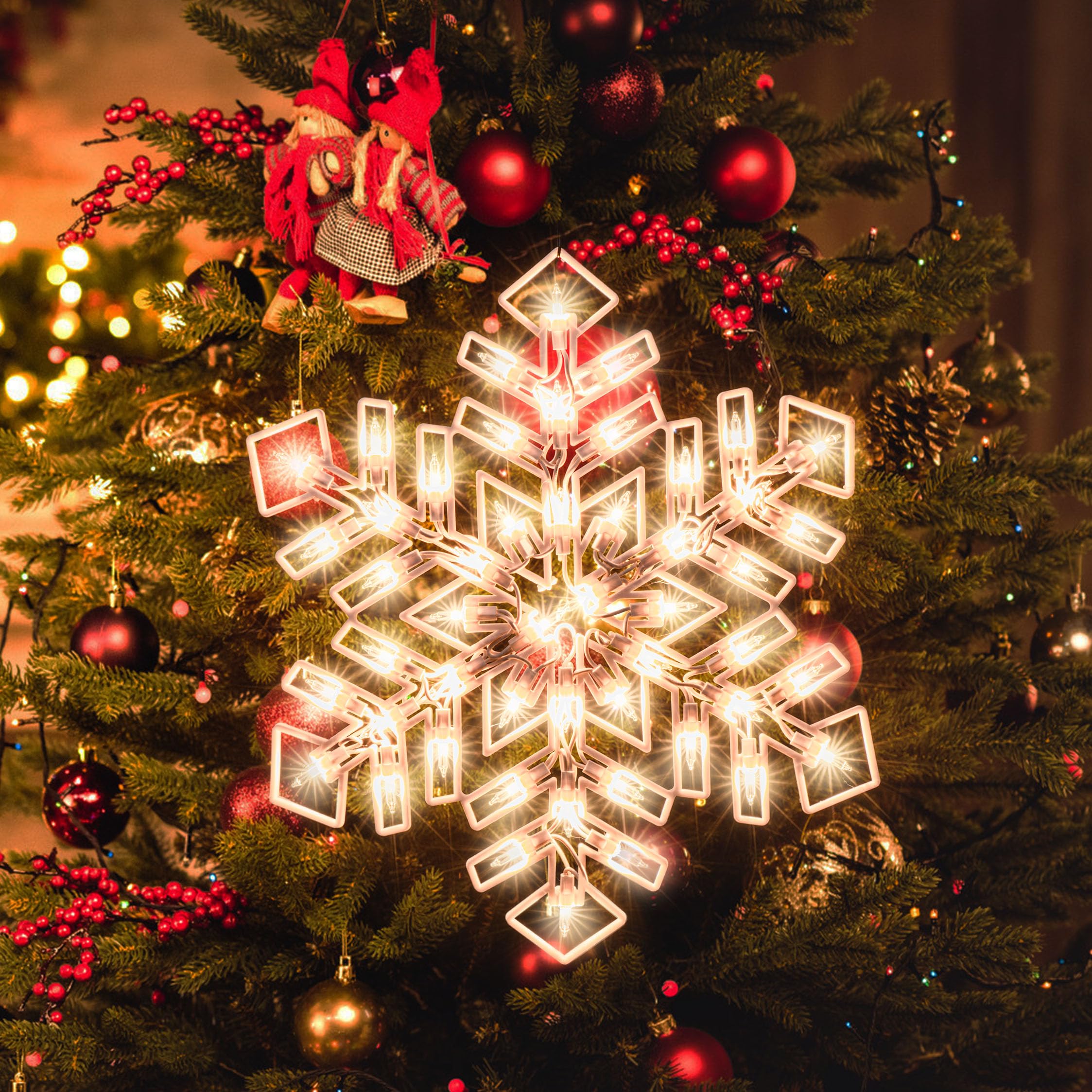 Amazon.com: JUSTPRO Christmas Window Silhouette Lights, Lighted