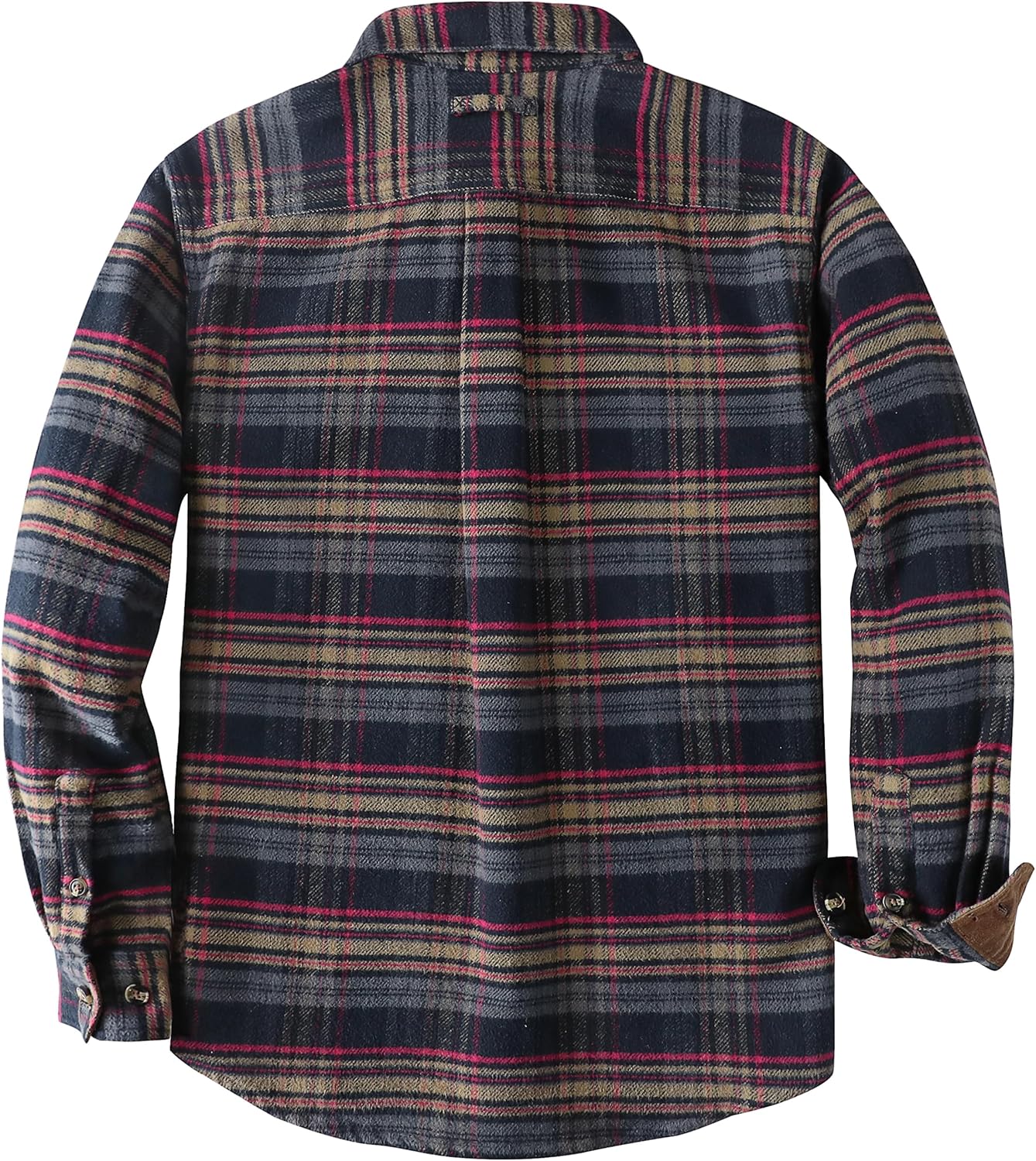 Dubinik® 13oz Ultra Heavyweight Flannel Shirt for Men Long Sleeve Casual Button Down Soft Cotton Plaid Warm Shirts - Image 2